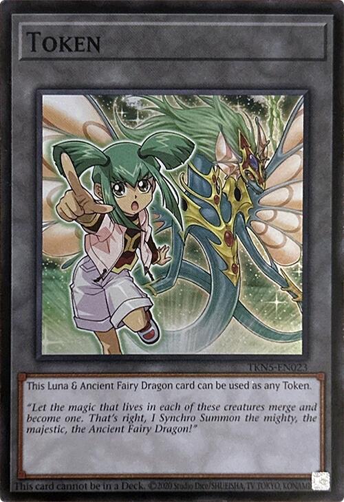Token (Luna & Ancient Fairy Dragon) [TKN5-EN023] Super Rare | Good Games Adelaide SA