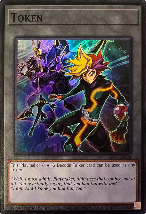 Token (Playmaker & Ai & Decode Talker) [TKN5-EN024] Super Rare | Good Games Adelaide SA