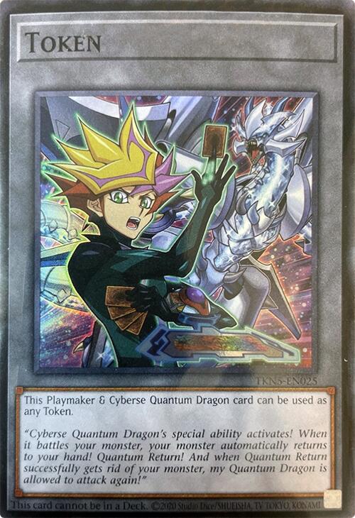 Token (Playmaker & Cyberse Quantum Dragon) [TKN5-EN025] Super Rare | Good Games Adelaide SA