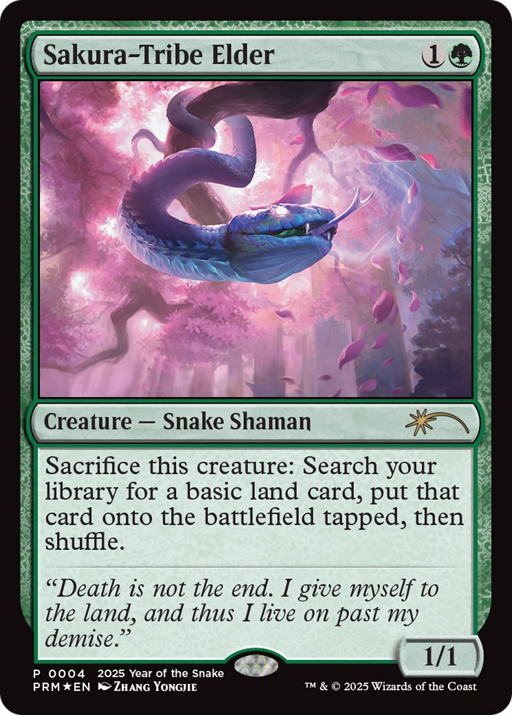 Sakura-Tribe Elder (Year of the Snake 2025) [Standard Showdown Promos] | Good Games Adelaide SA