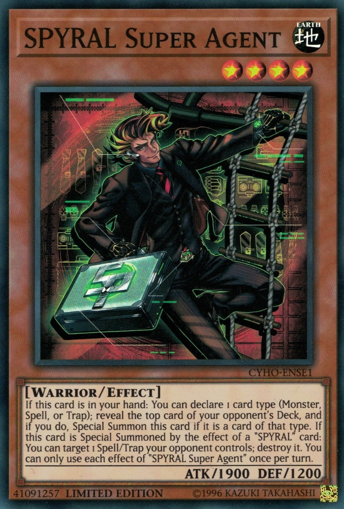 SPYRAL Super Agent [CYHO-ENSE1] Super Rare | Good Games Adelaide SA