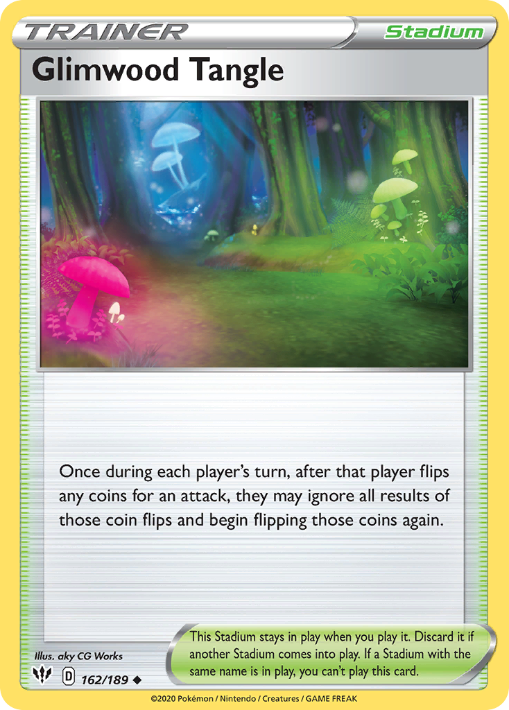 Glimwood Tangle (162/189) [Sword & Shield: Darkness Ablaze] | Good Games Adelaide SA