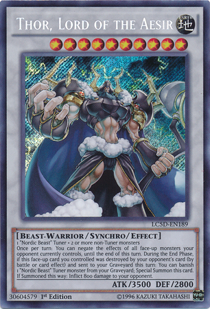 Thor, Lord of the Aesir [LC5D-EN189] Secret Rare | Good Games Adelaide SA