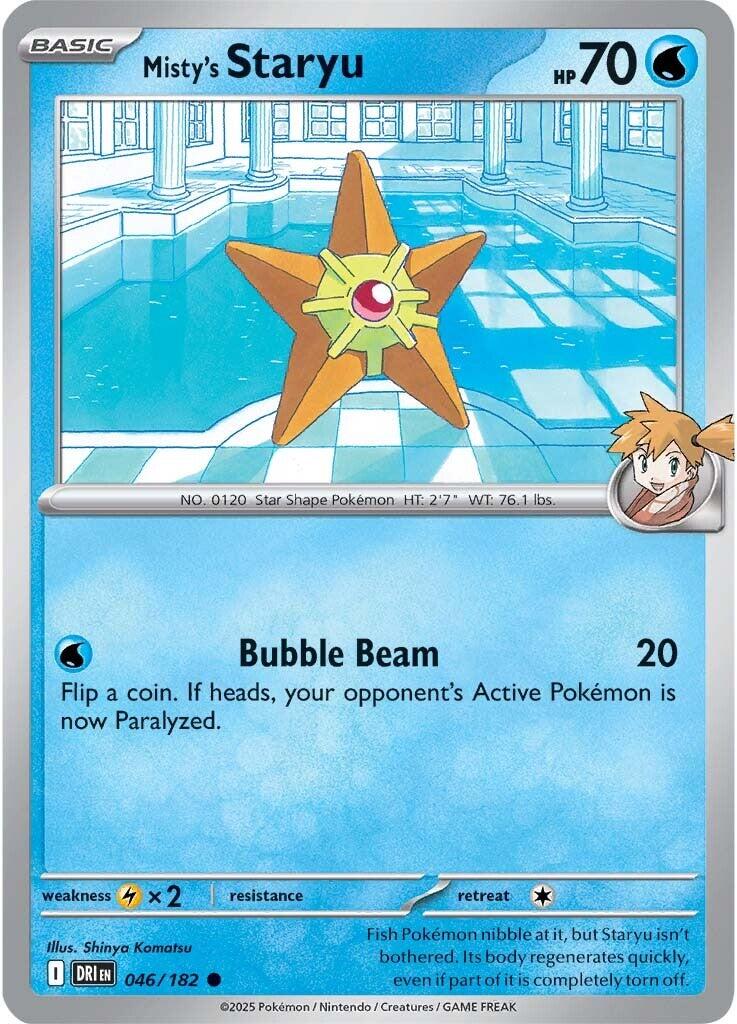 Misty's Staryu (046/180) [Scarlet & Violet: Destined Rivals] | Good Games Adelaide SA