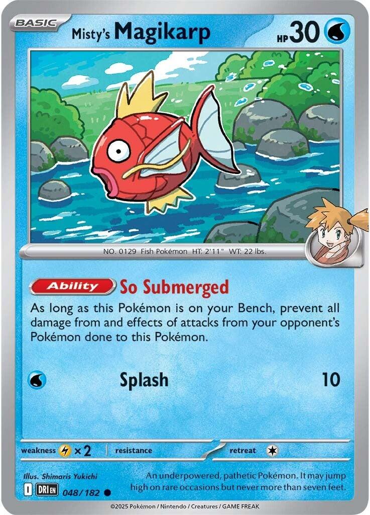 Misty's Magikarp (048/182) [Scarlet & Violet: Destined Rivals] | Good Games Adelaide SA
