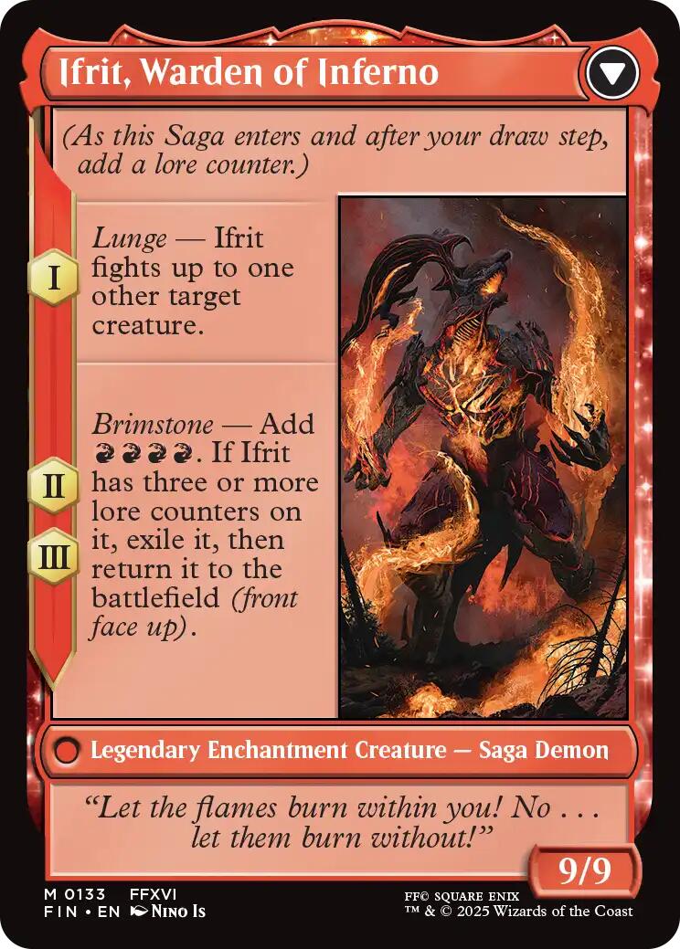 Clive, Ifrit's Dominant // Ifrit, Warden of Inferno [FINAL FANTASY] | Good Games Adelaide SA