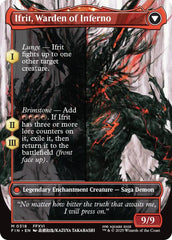 Clive, Ifrit's Dominant // Ifrit, Warden of Inferno (Borderless) (0318) [FINAL FANTASY] | Good Games Adelaide SA