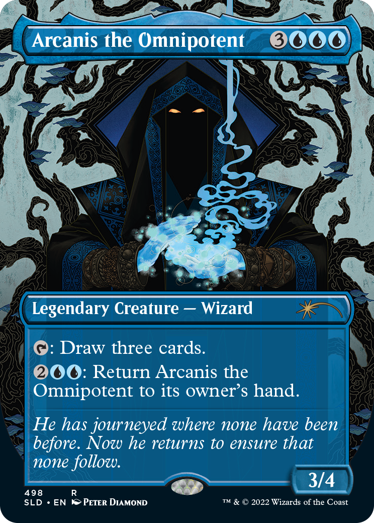 Arcanis the Omnipotent (Borderless) [Secret Lair Drop Series] | Good Games Adelaide SA