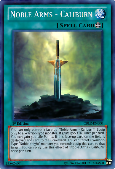 Noble Arms - Caliburn [CBLZ-EN000] Super Rare | Good Games Adelaide SA