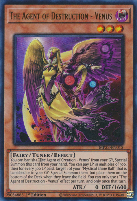 The Agent of Destruction - Venus [MP23-EN015] Ultra Rare | Good Games Adelaide SA