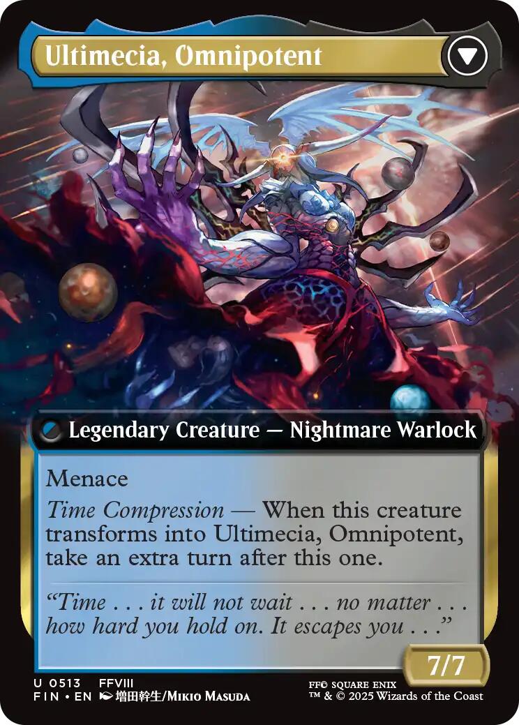 Ultimecia, Time Sorceress // Ultimecia, Omnipotent (Extended Art) [FINAL FANTASY] | Good Games Adelaide SA