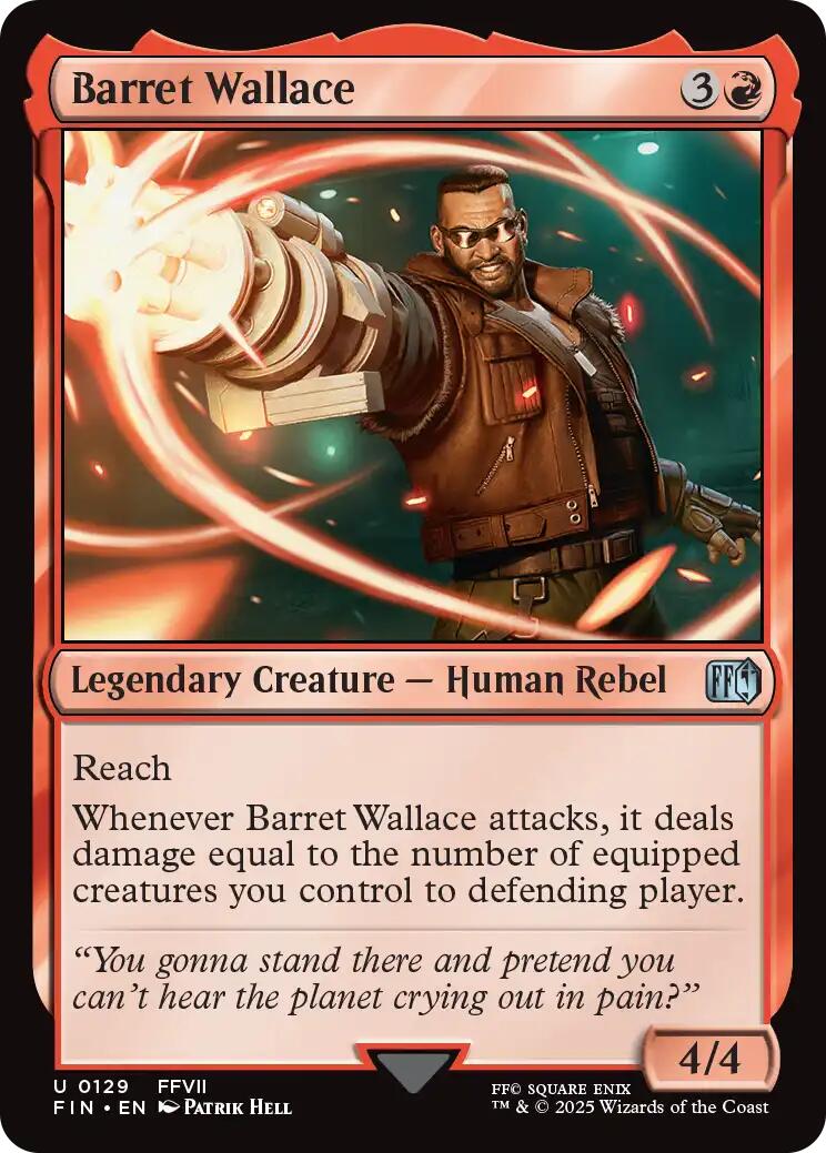 Barret Wallace [FINAL FANTASY Commander] | Good Games Adelaide SA