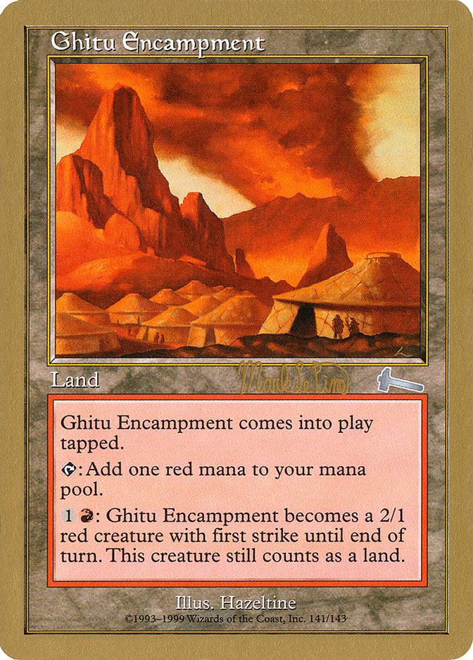 Ghitu Encampment (Mark Le Pine) [World Championship Decks 1999] | Good Games Adelaide SA