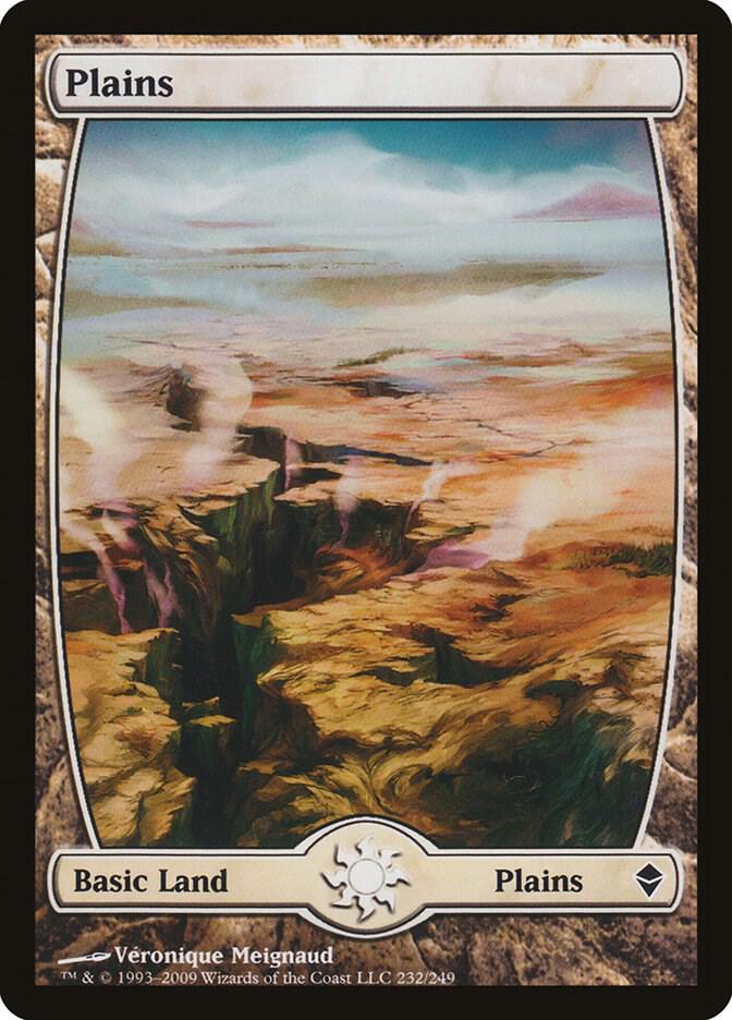 Plains 232 (Zendikar)  - Full Art | Good Games Adelaide SA