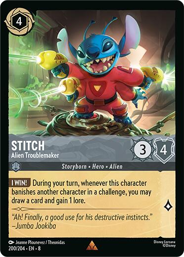 Stitch - Alien Troublemaker (200/204) [Reign of Jafar] | Good Games Adelaide SA