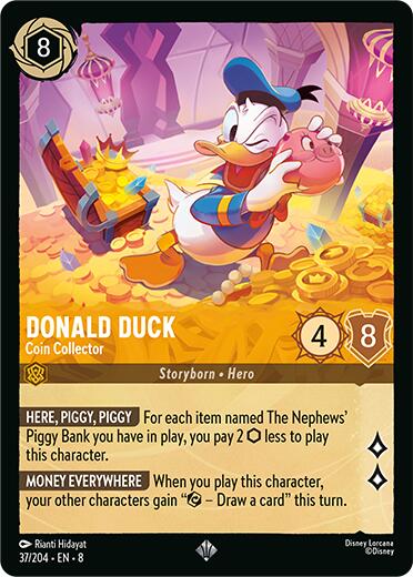 Donald Duck - Coin Collector (37/204) [Reign of Jafar] | Good Games Adelaide SA