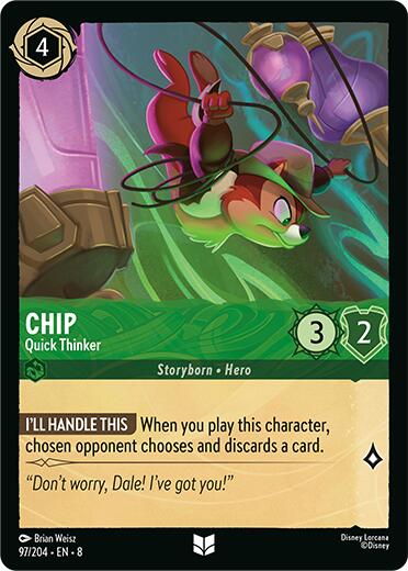 Chip - Quick Thinker (97/204) [Reign of Jafar] | Good Games Adelaide SA