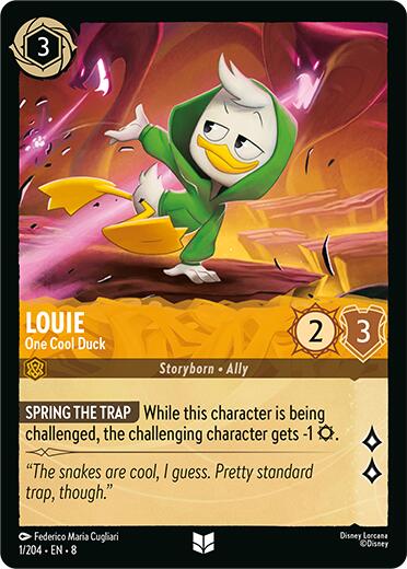 Louie - One Cool Duck (1/204) [Reign of Jafar] | Good Games Adelaide SA