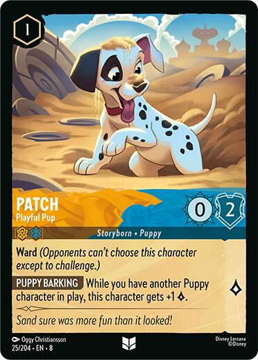 Patch - Playful Pup (25/204) [Reign of Jafar] | Good Games Adelaide SA