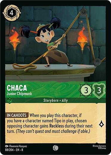 Chaca - Junior Chipmunk (88/204) [Reign of Jafar] | Good Games Adelaide SA