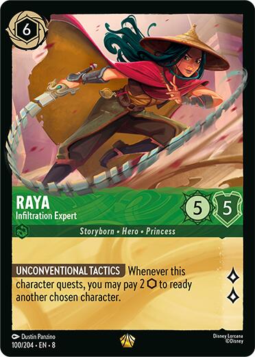 Raya - Infiltration Expert (100/204) [Reign of Jafar] | Good Games Adelaide SA