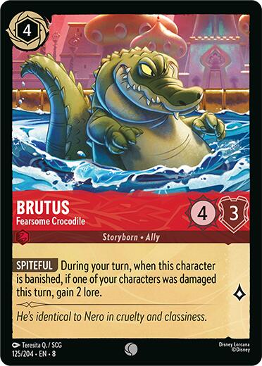 Brutus - Fearsome Crocodile (125/204) [Reign of Jafar] | Good Games Adelaide SA
