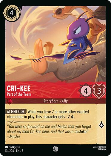 Cri-Kee - Part of the Team (131/204) [Reign of Jafar] | Good Games Adelaide SA
