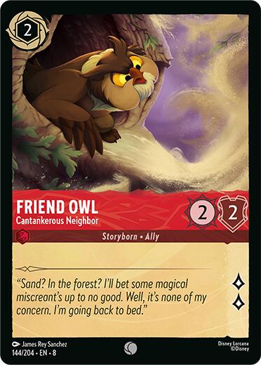 Friend Owl - Cantankerous Neighbor (144/204) [Reign of Jafar] | Good Games Adelaide SA