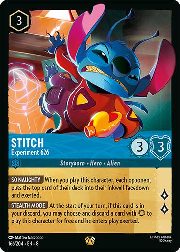 Stitch - Experiment 626 (166/204) [Reign of Jafar] | Good Games Adelaide SA