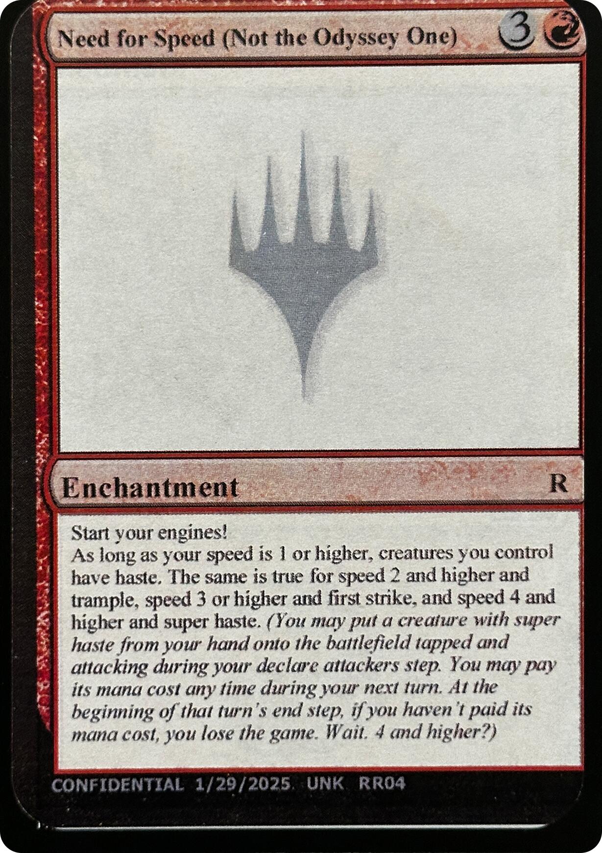 Need for Speed (Not the Odyssey One) [Unknown Event] | Good Games Adelaide SA