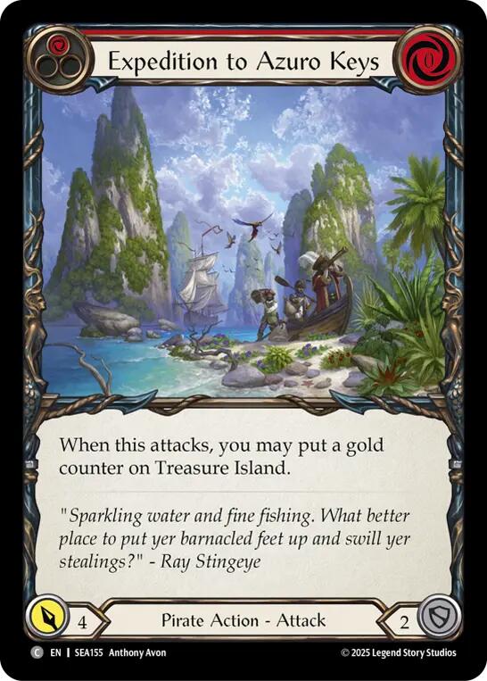 Expedition to Azuro Keys [SEA155] (High Seas)  Rainbow Foil | Good Games Adelaide SA