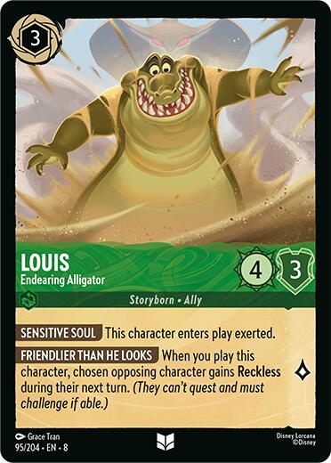 Louis - Endearing Alligator (95/204) [Reign of Jafar] | Good Games Adelaide SA