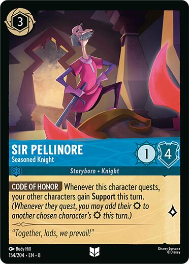 Sir Pellinore - Seasoned Knight (154/204) [Reign of Jafar] | Good Games Adelaide SA