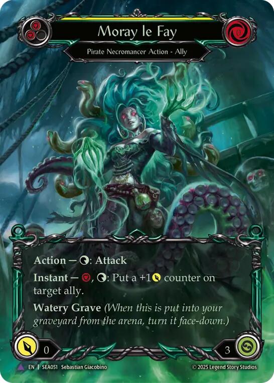 Moray le Fay (Marvel) [SEA051] (High Seas)  Cold Foil | Good Games Adelaide SA