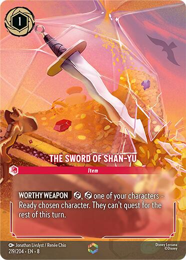 The Sword of Shan Yu (Enchanted) (219/204) [Reign of Jafar] | Good Games Adelaide SA
