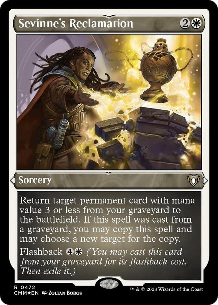 Sevinne's Reclamation 472 (Commander Masters)  - Etched Foil | Good Games Adelaide SA