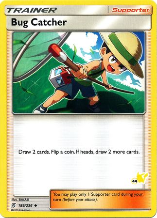 Bug Catcher (189/236) (Pikachu Stamp #44) [Battle Academy 2020] | Good Games Adelaide SA