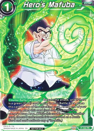 Hero's Mafuba (Power Booster: World Martial Arts Tournament) (P-155) [Promotion Cards] | Good Games Adelaide SA