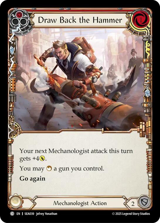Draw Back the Hammer [SEA039] (High Seas)  Rainbow Foil | Good Games Adelaide SA