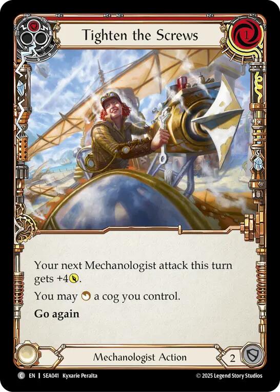 Tighten the Screws [SEA041] (High Seas)  Rainbow Foil | Good Games Adelaide SA