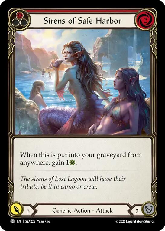 Sirens of Safe Harbor (Red) [SEA226] (High Seas) | Good Games Adelaide SA