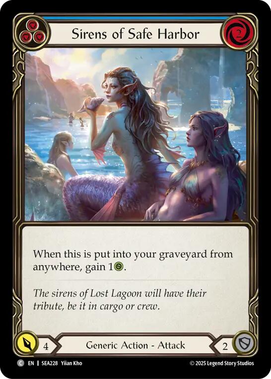 Sirens of Safe Harbor (Blue) [SEA228] (High Seas) | Good Games Adelaide SA