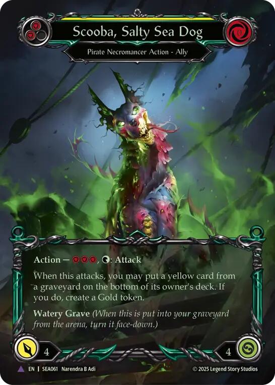 Scooba, Salty Sea Dog (Marvel) [SEA061] (High Seas)  Cold Foil | Good Games Adelaide SA