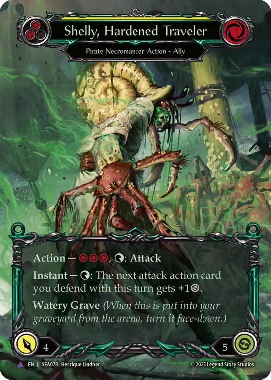 Shelly, Hardened Traveler (Marvel) [SEA078] (High Seas)  Cold Foil | Good Games Adelaide SA