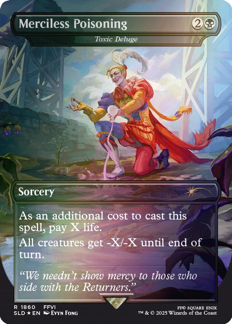 Merciless Poisoning - Toxic Deluge (Rainbow Foil) [Secret Lair Drop Series] | Good Games Adelaide SA