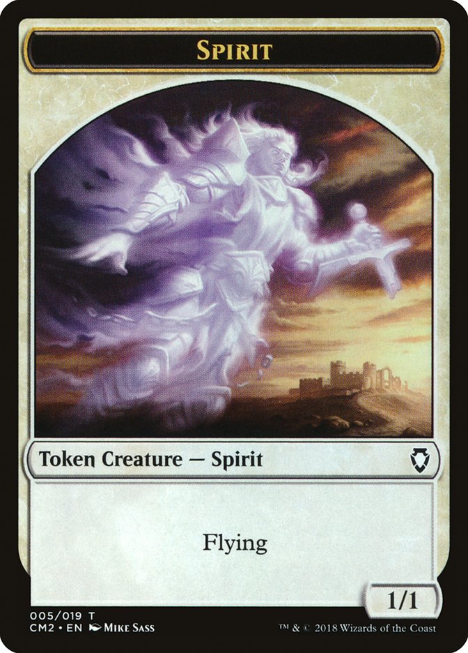 Spirit Token [Commander Anthology Volume II Tokens] | Good Games Adelaide SA