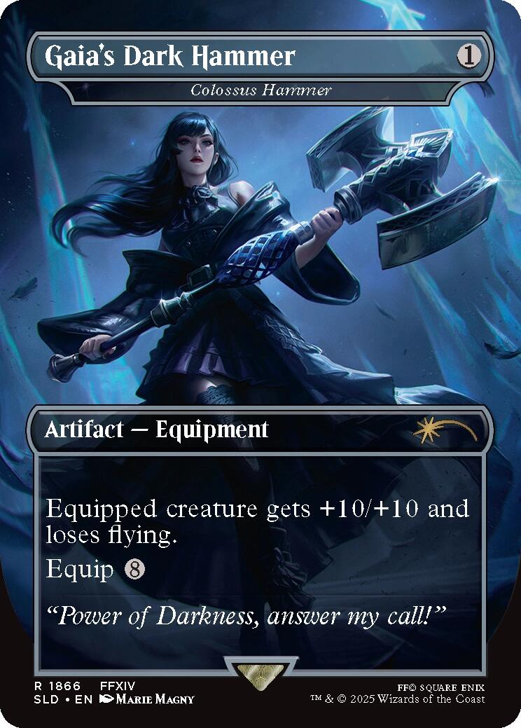 Gaia's Dark Hammer - Colossus Hammer [Secret Lair Drop Series] | Good Games Adelaide SA