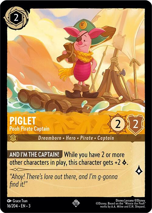 Piglet Pooh Pirate Captain 16/204 (Into the Inklands)  | Good Games Adelaide SA
