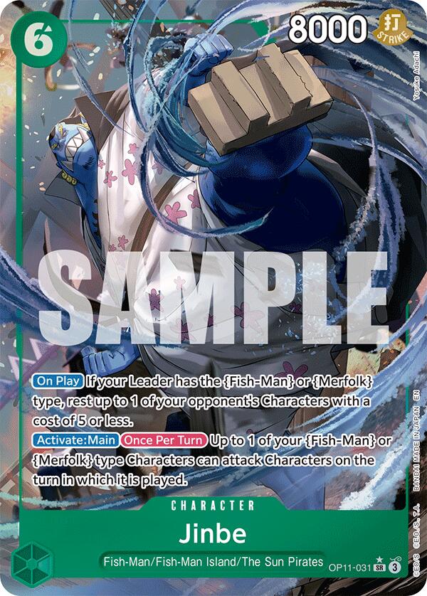 Jinbe (031) (Alternate Art) [A Fist of Divine Speed] | Good Games Adelaide SA