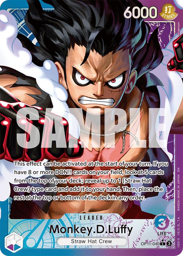 Monkey.D.Luffy (040) (Alternate Art) [A Fist of Divine Speed] | Good Games Adelaide SA